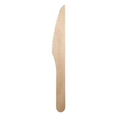 Cuchillo madera encerada 165mm