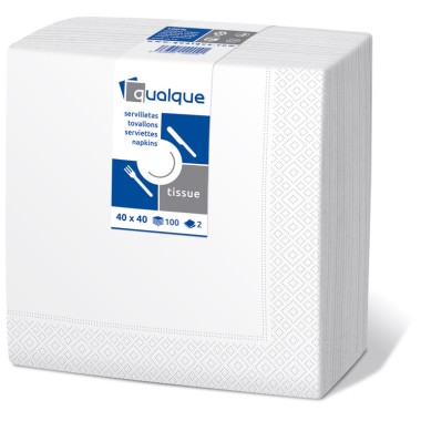 Servilletas 40x40 2 capas...
