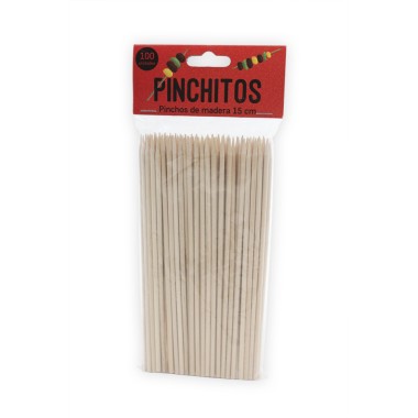 Pinchos brocheta de madera...