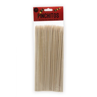 Pinchos brocheta de madera...