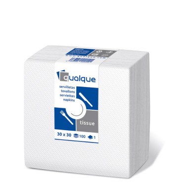 Servilletas 30x30 1 capa...