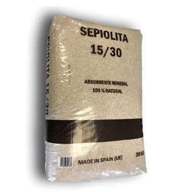 Sepiolita 15/30 absorvente...