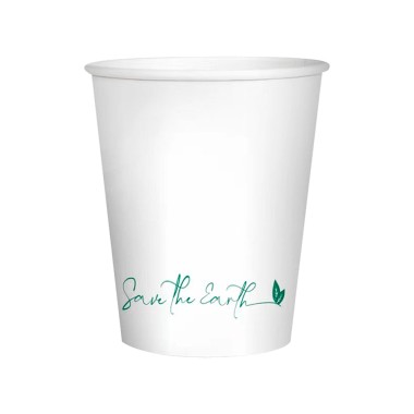 Vaso cartón 240ml (8oz) Blanco